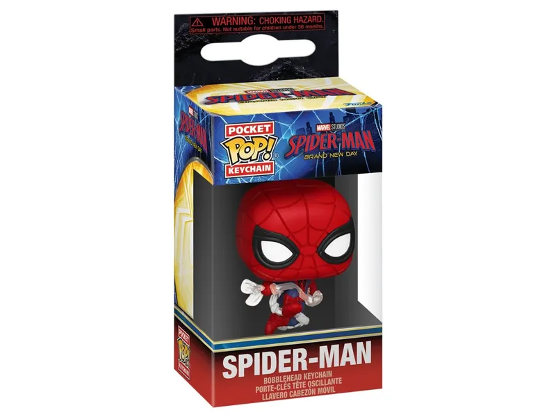 Funko pop keychain llavero: spider - man bnd -  spider - man