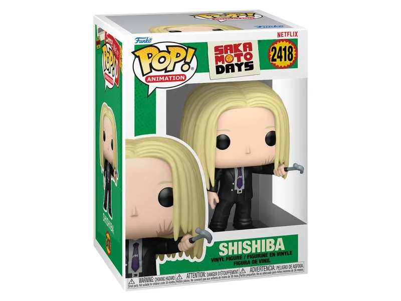 Funko pop animatión: sakamoto days -  shishiba