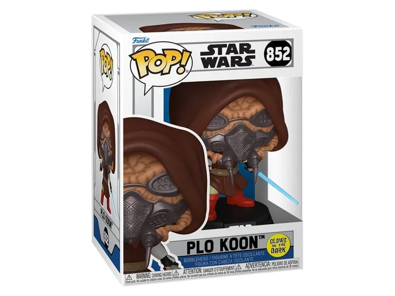 Funko pop star wars: plo koon (glow)