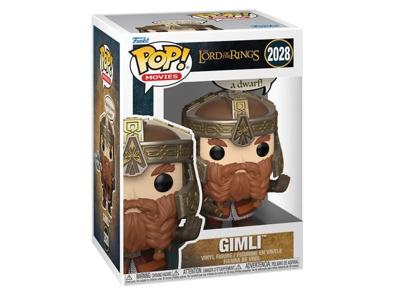 Funko pop sayings: el señor de los anillos gimli nobody tosses a dwarf