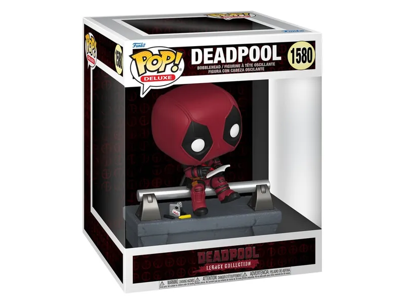Funko pop deluxe marvel deadpool deadpool on bridge