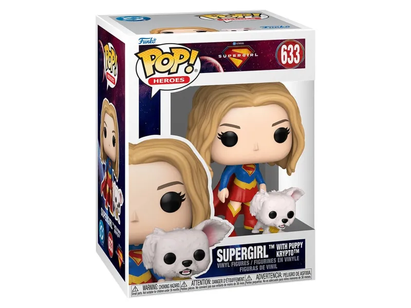 Funko pop & buddy: supergirl  supergirl with puppy krypto