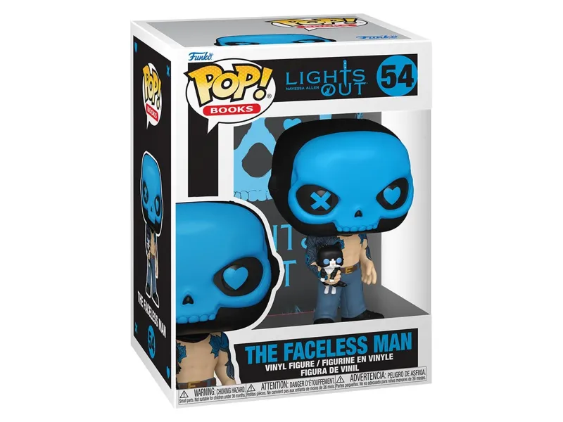 Funko pop books: into darkness lights out the faceless man