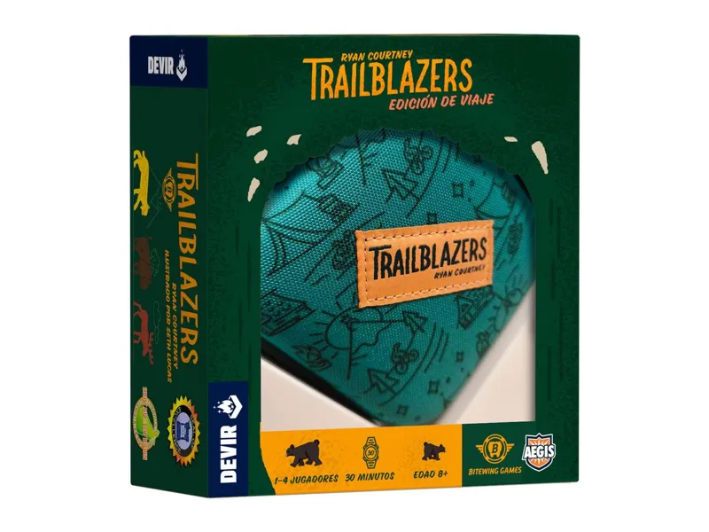 Juego de mesa trailblazers: edición de viaje