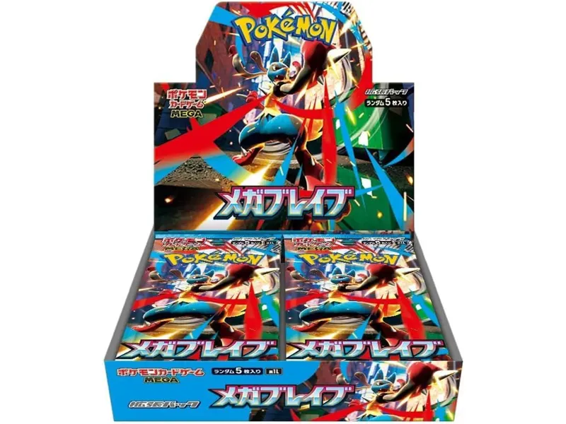 Pokemon tcg mega brave caja de 30 sobres