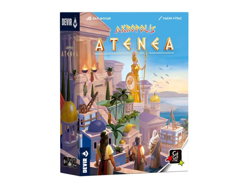 Juego de mesa akropolis expansión atenea