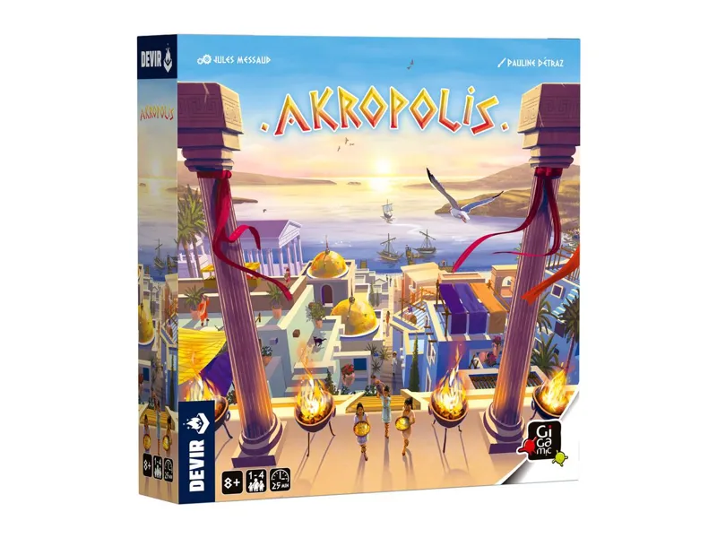 Juego de mesa akropolis
