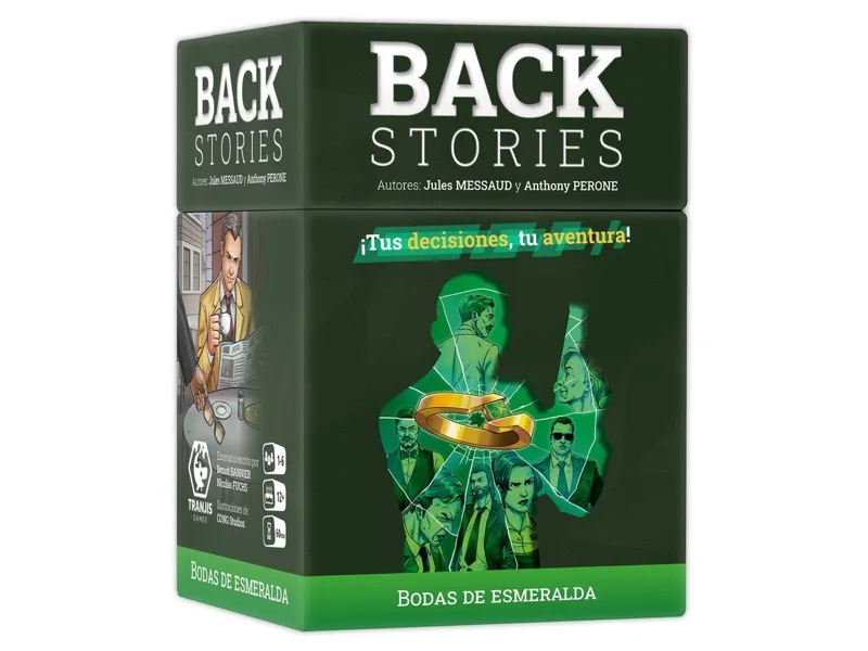 Juego de mesa back stories 2 -  bodas de esmeralda