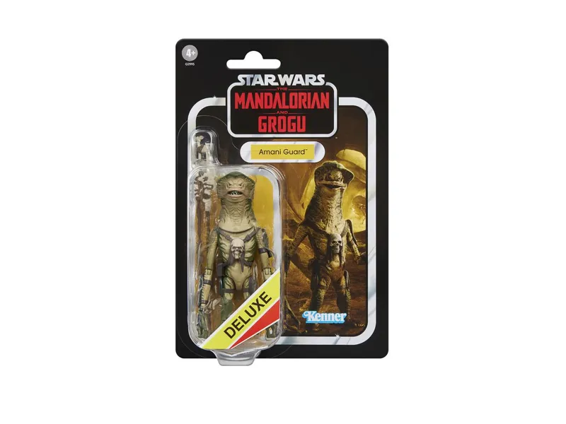 Figura hasbro star wars the mandalorian and grogu amani guard